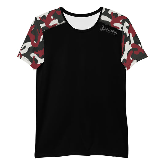 "Red Camo" Sport-T-Shirt für Herren