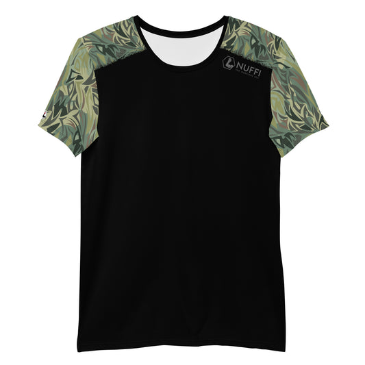 "Green distorted Camo" Sport-T-Shirt für Herren