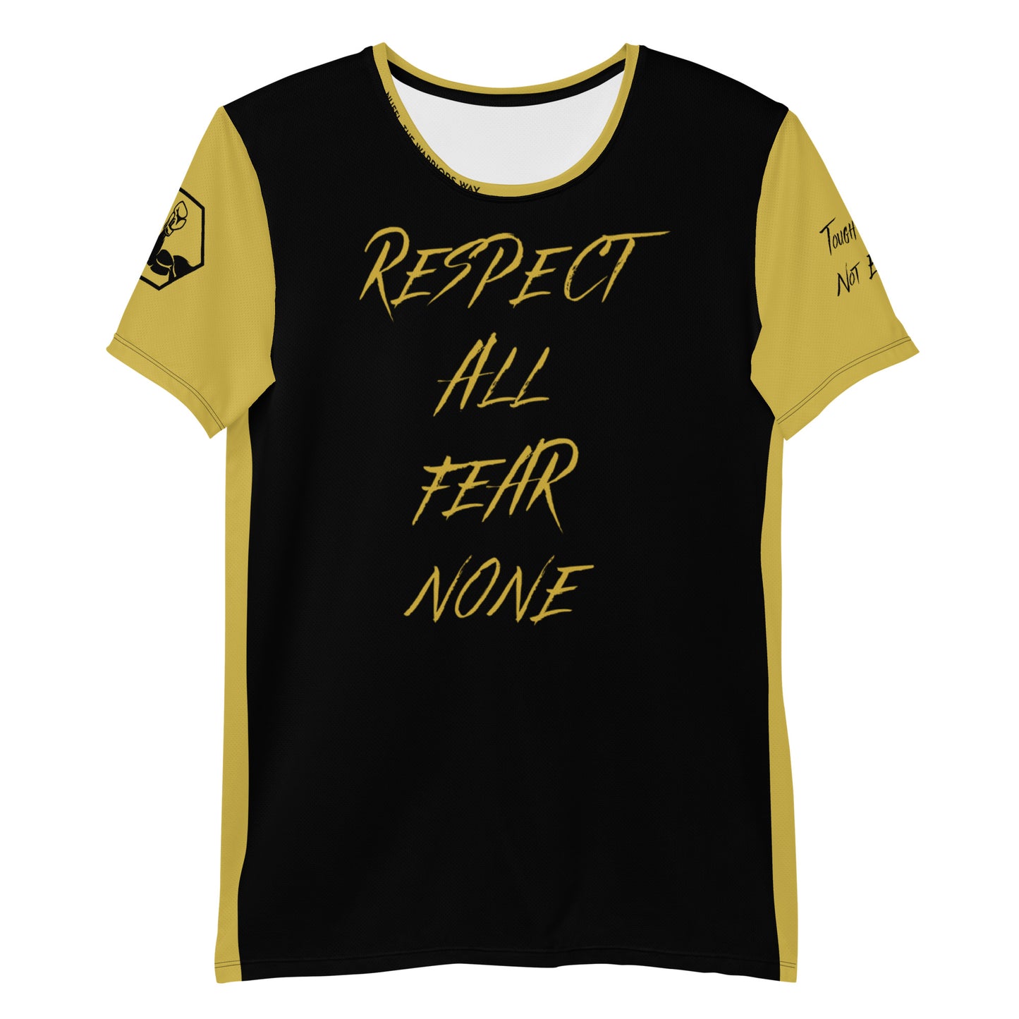 Trainingsshirt Respect All Fear None - Schwarz