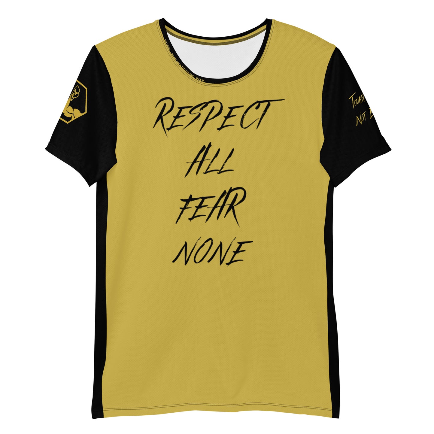 Trainingsshirt Respect All Fear None - Gold