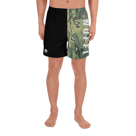 "Green Camo distorted" Sport-Shorts für Herren