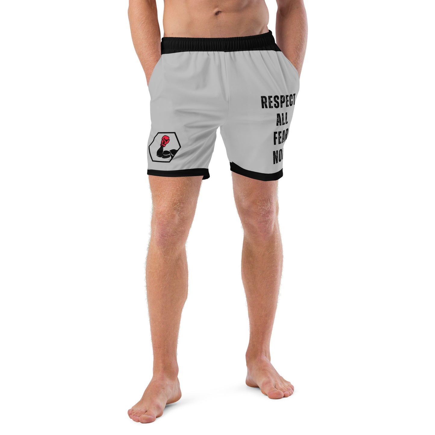 "Respect All Fear None" Sport-Shorts für Herren