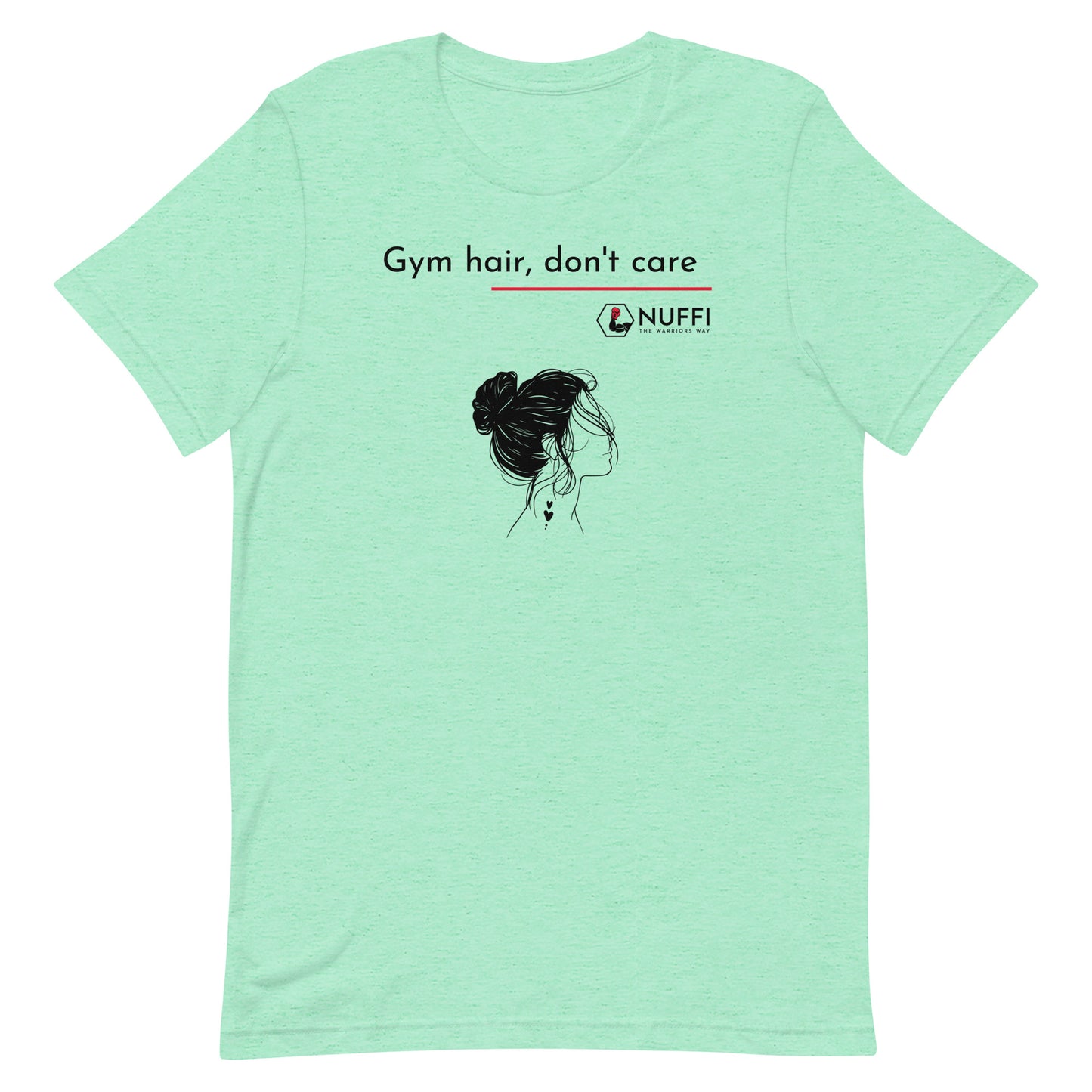 Women's Gym hair, don't care t-shirt