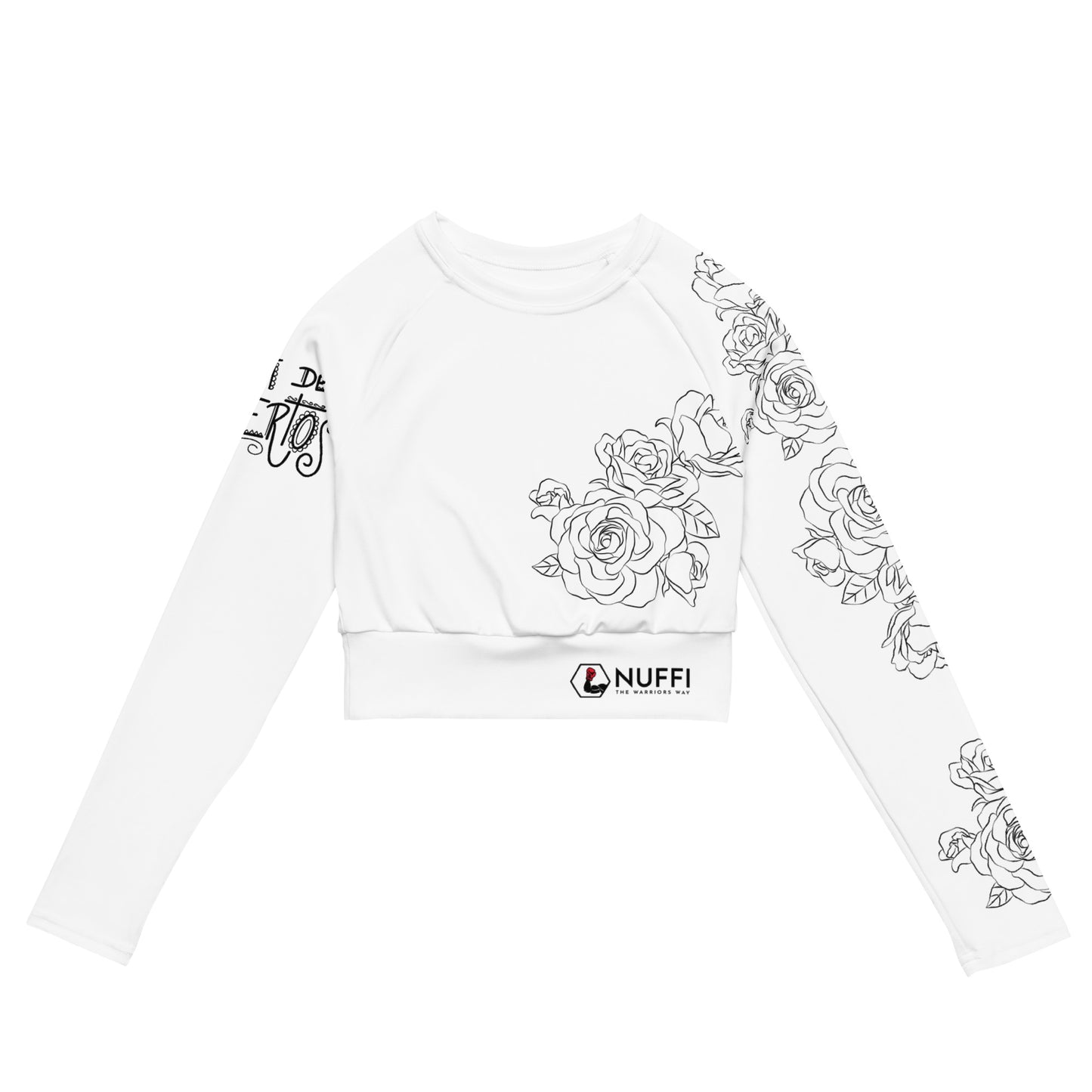 Madame Muerte long sleeve crop top